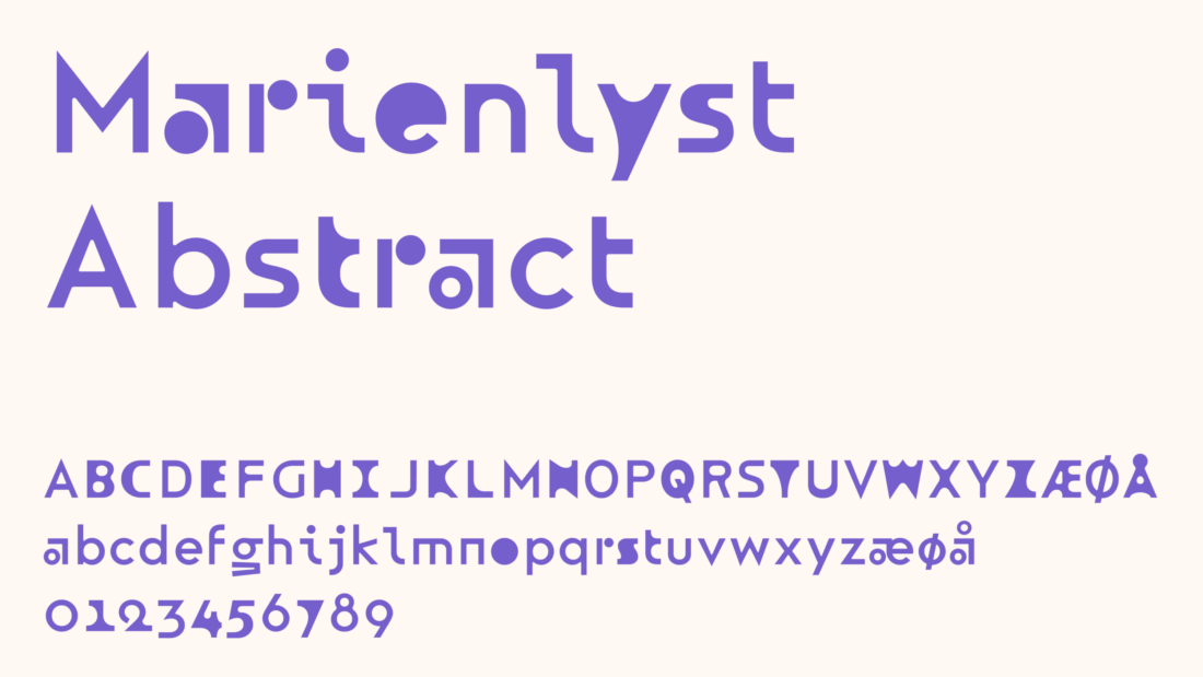 Marienlyst display abstract