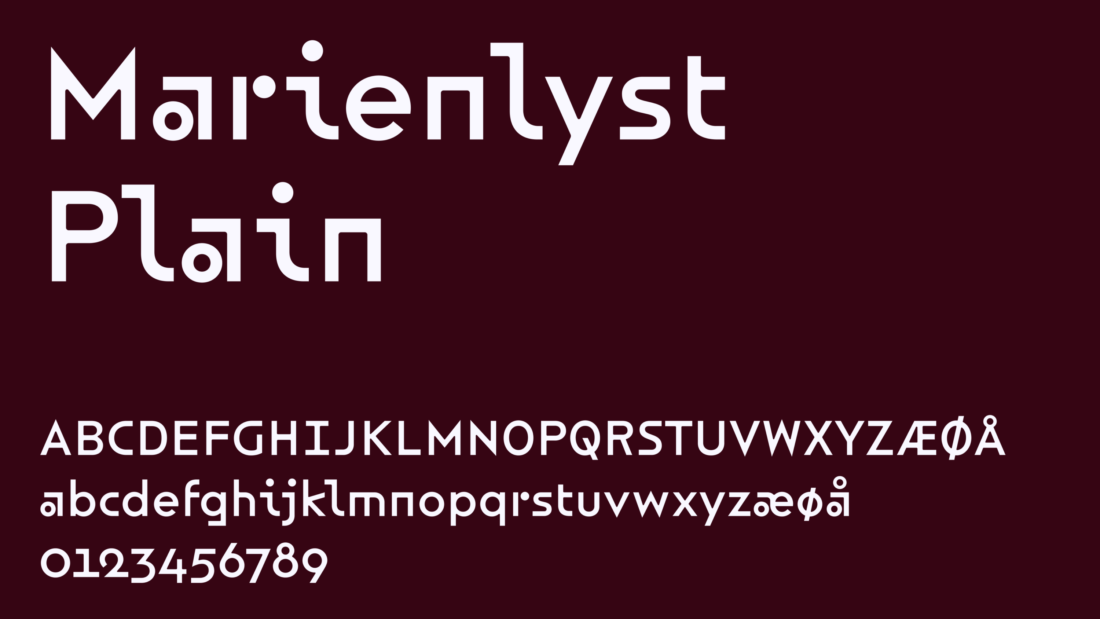 Marienlyst display plain