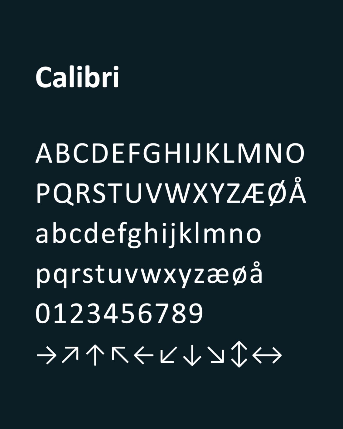 Calibri 1
