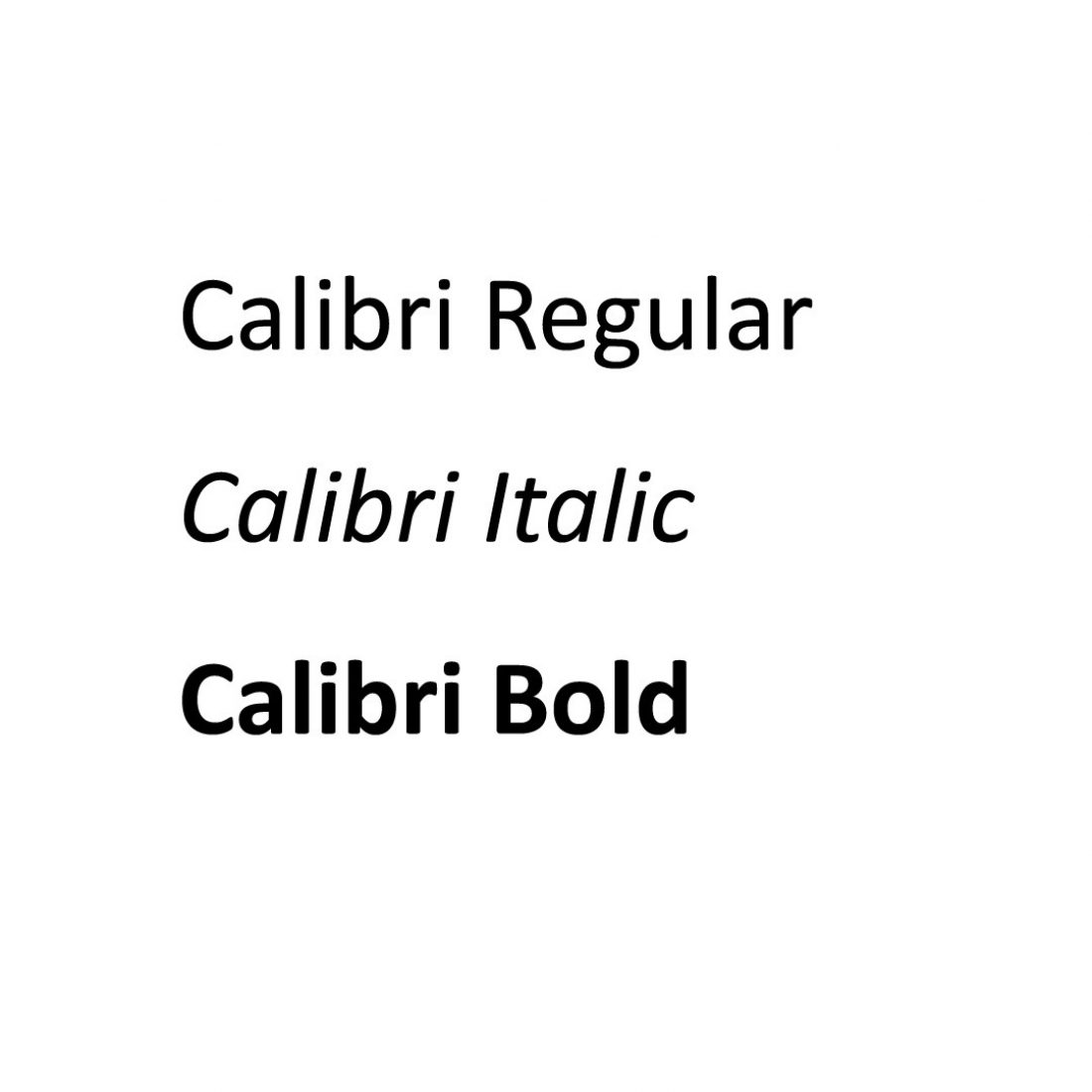 Calibri 2