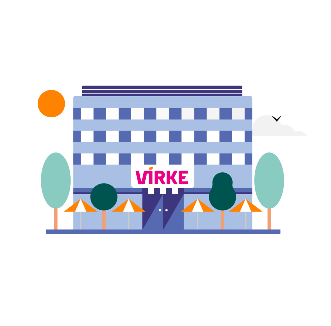 Virke huset smalt