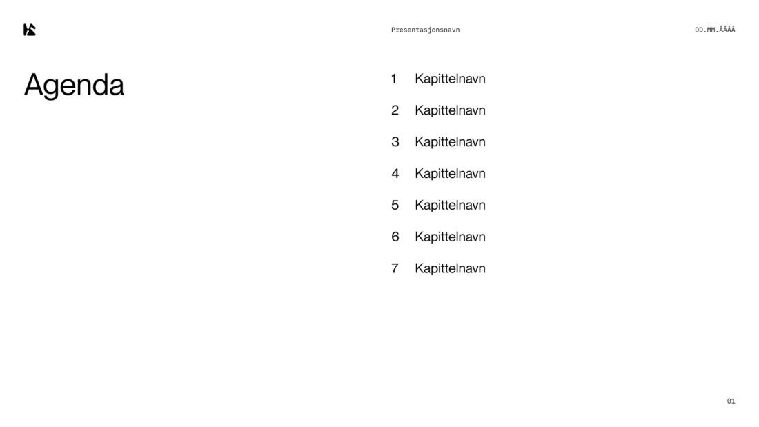 PPT Agenda 1920x1080px